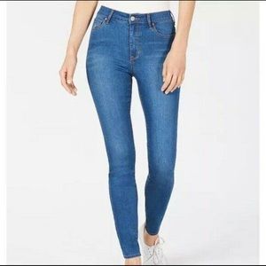 Kendall & Kylie Blue Ultra Babe Skinny Jeans Sz 28